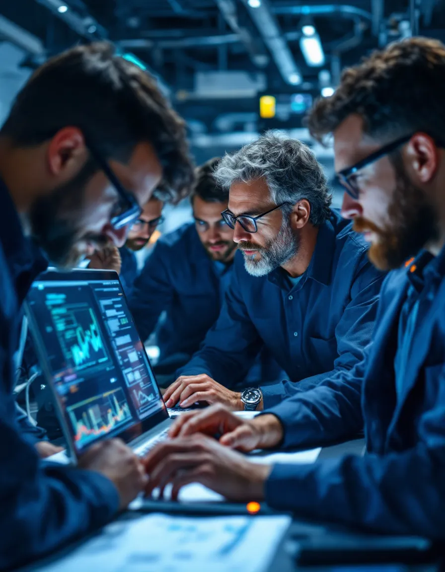 Engineering-Arbeitsplatz mit Live-Dashboards