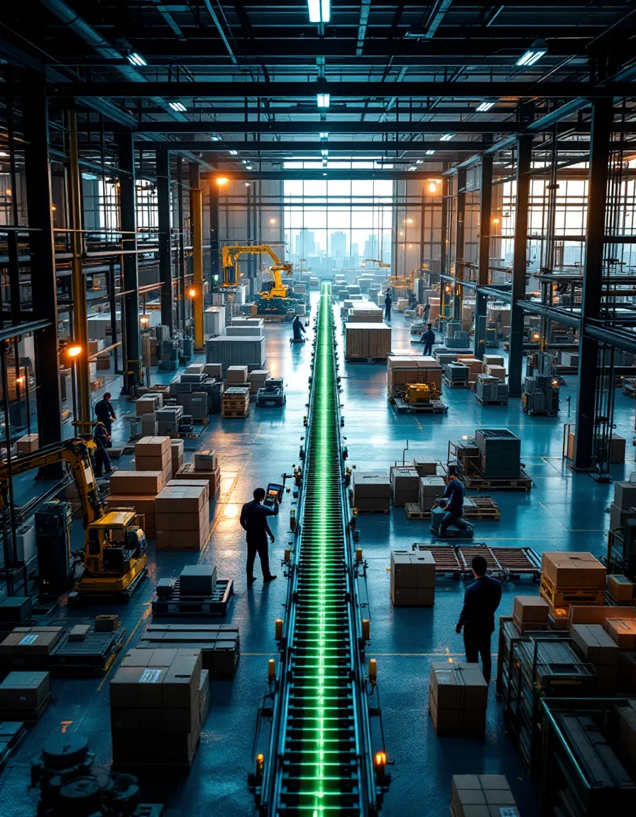 Produktionsfläche in der Fertigung